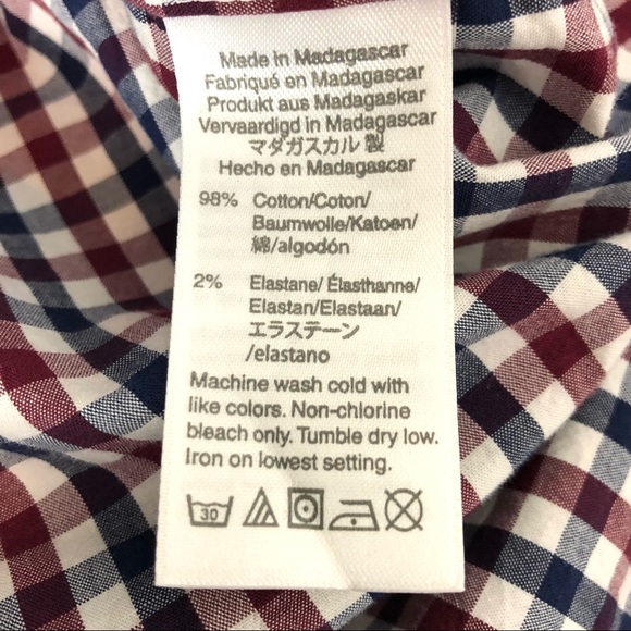 J Crew slim fit check pattern button down - Picture 4 of 4